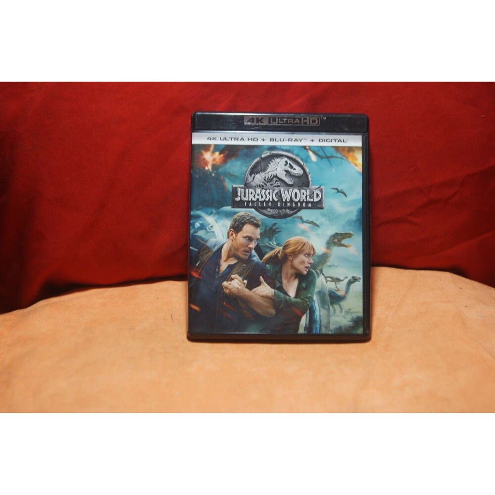 Jurassic World: Fallen Kingdom ], DVD 4K No Bluray Chris Pratt Action Adventure